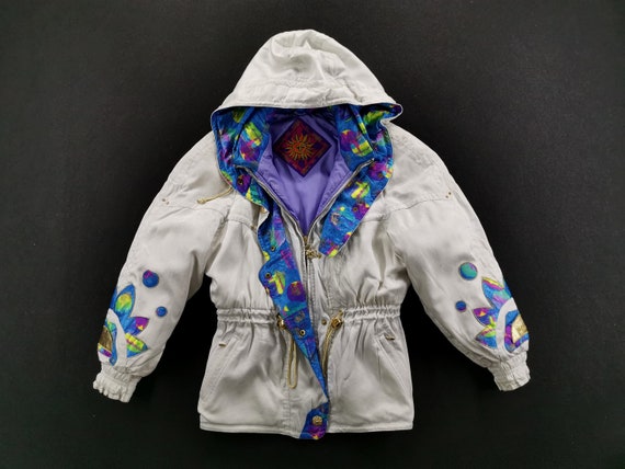 Vintage 90s Size Jaspo L Lafont Italy Windbreaker Winter Jacket