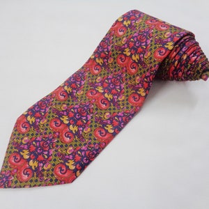 Christian Dior Tie Vintage Christian Dior Silk Necktie Christian Dior made in Italy Designer Dress Silk Necktie