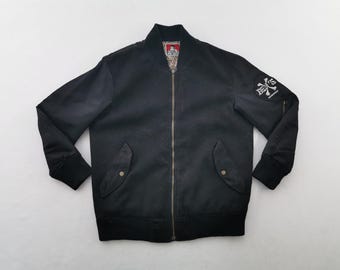 Ben Davis Jacket Vintage 90s Ben Davis Bomber Jacket Size M