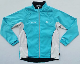 Chaqueta Yonex Vintage Cortavientos Yonex Yonex Hecho en Japón Chaqueta Cortavientos Verde Talla S