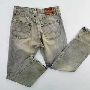 Edwin Jeans Distressed Vintage Size 31 Edwin Denim Pants Edwin Made In Japan Denim Jeans Pants Size 31/32x33