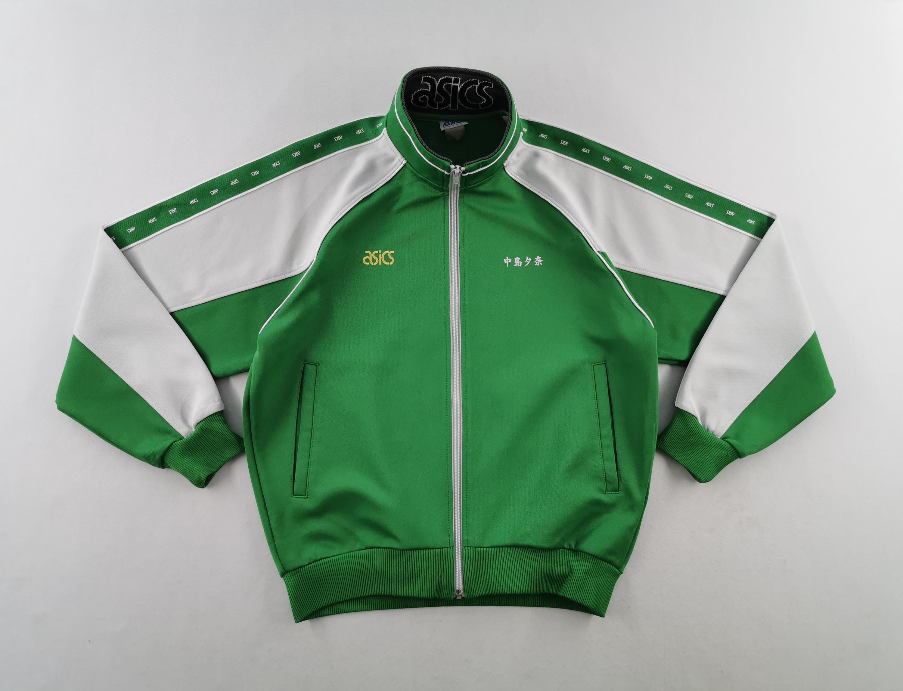 デッドストック asics ブランドロゴ刺繍 Track Jacket 160 デッドストック asics ブランドロゴ刺繍 Track Jacket 160