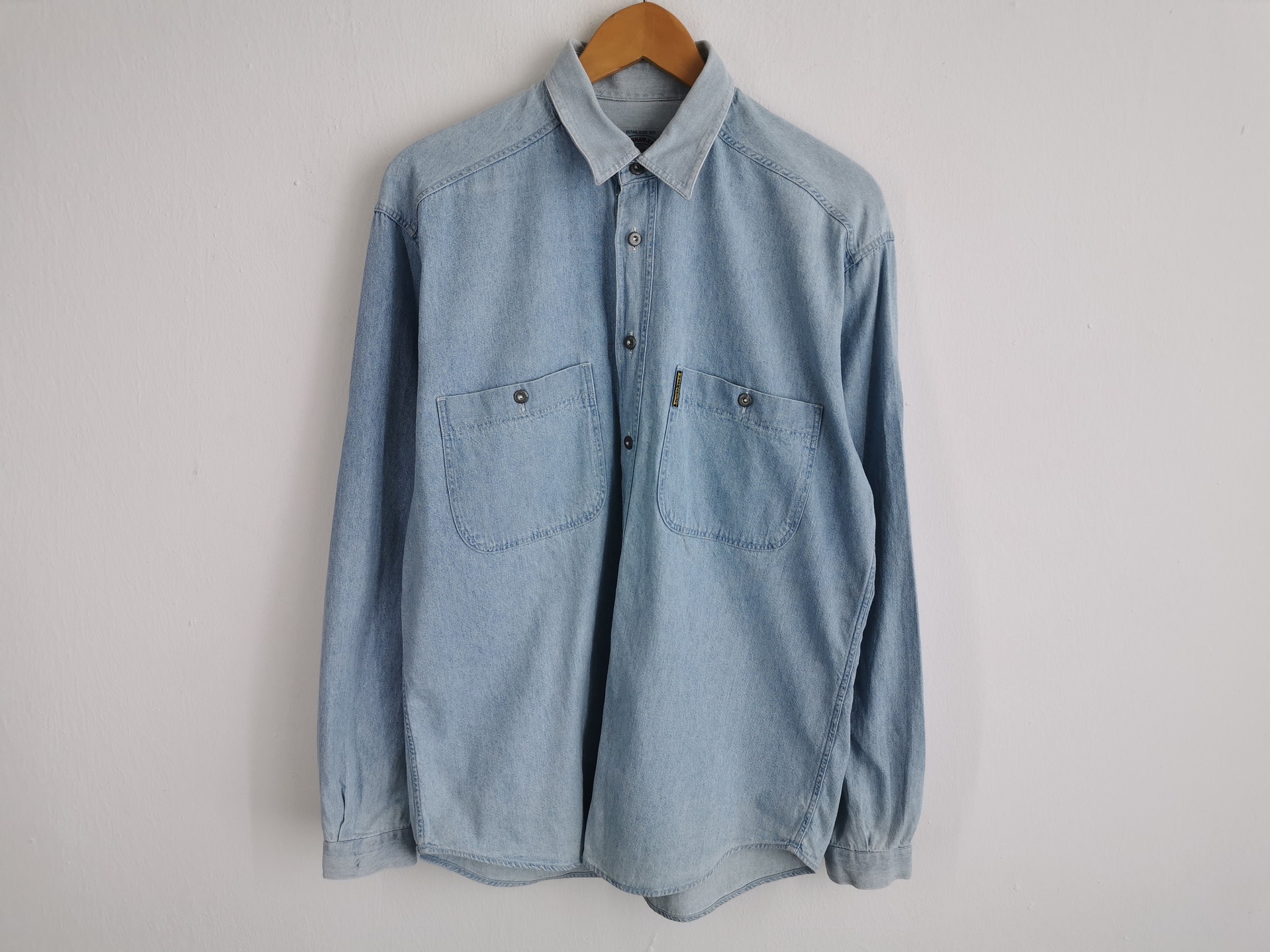 90s Armani Shirt - Etsy