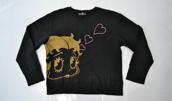 Betty Boop Sweatshirt Vintage Betty Boop Pullover