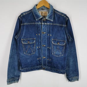 Wrangler Jacket Vintage 90s Wrangler Denim Jeans Jacket Made in 