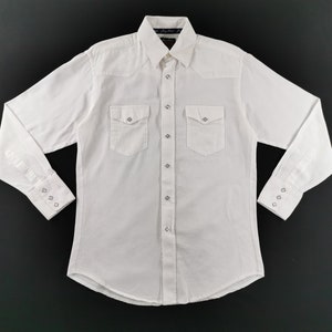 Wrangler Shirt Vintage 90s Wrangler Troubadour Western Button Shirt Size M