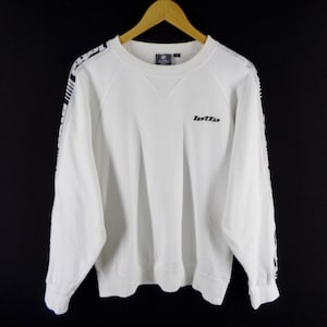 Lotto Sweatshirt Vintage Lotto Pullover Vintage Lotto Sports Taped Logo Pullover Sweatshirt Size M