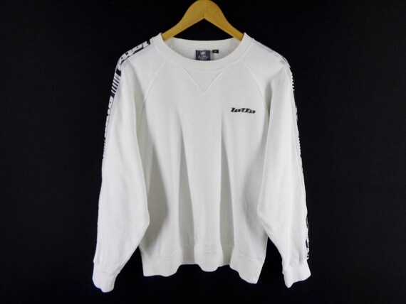 Lotto Sweatshirt Vintage Lotto Pullover Vintage Lotto Sports Taped Logo Pullover Sweatshirt Size M