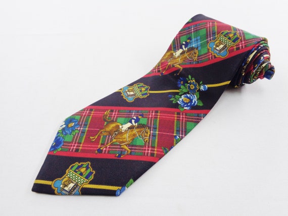 Kenzo Tie Vintage Kenzo Silk Vintage Kenzo Men's … - image 1