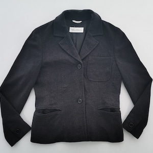 Max Mara Jacket Vintage Max Mara Blazer Max Mara Made In Italy Wool Womens Coat Blazer Size M