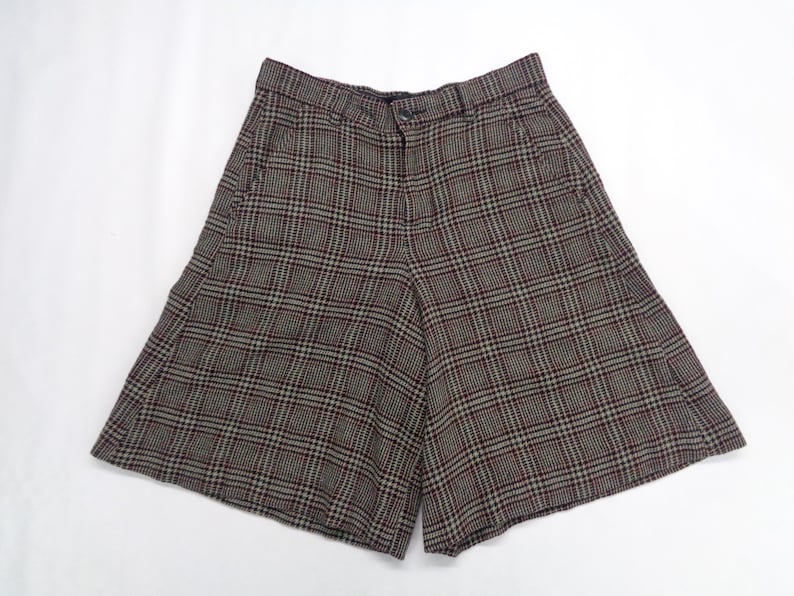 Zucca Pants Size M Vintage Zucca Shorts Pants Vintage Zucca Made In Japan Checkered Culottes Shorts Pants Size 3132x10.5