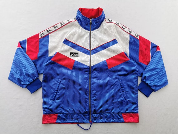 Asics Jacket Vintage 90s Size Jaspo O Asics Made in Japan - Etsy