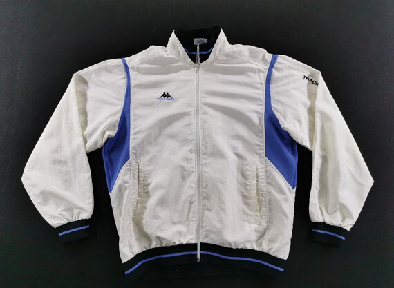 free shipping Vintage kappa windbreaker embroidered size jaspo o fits to size L