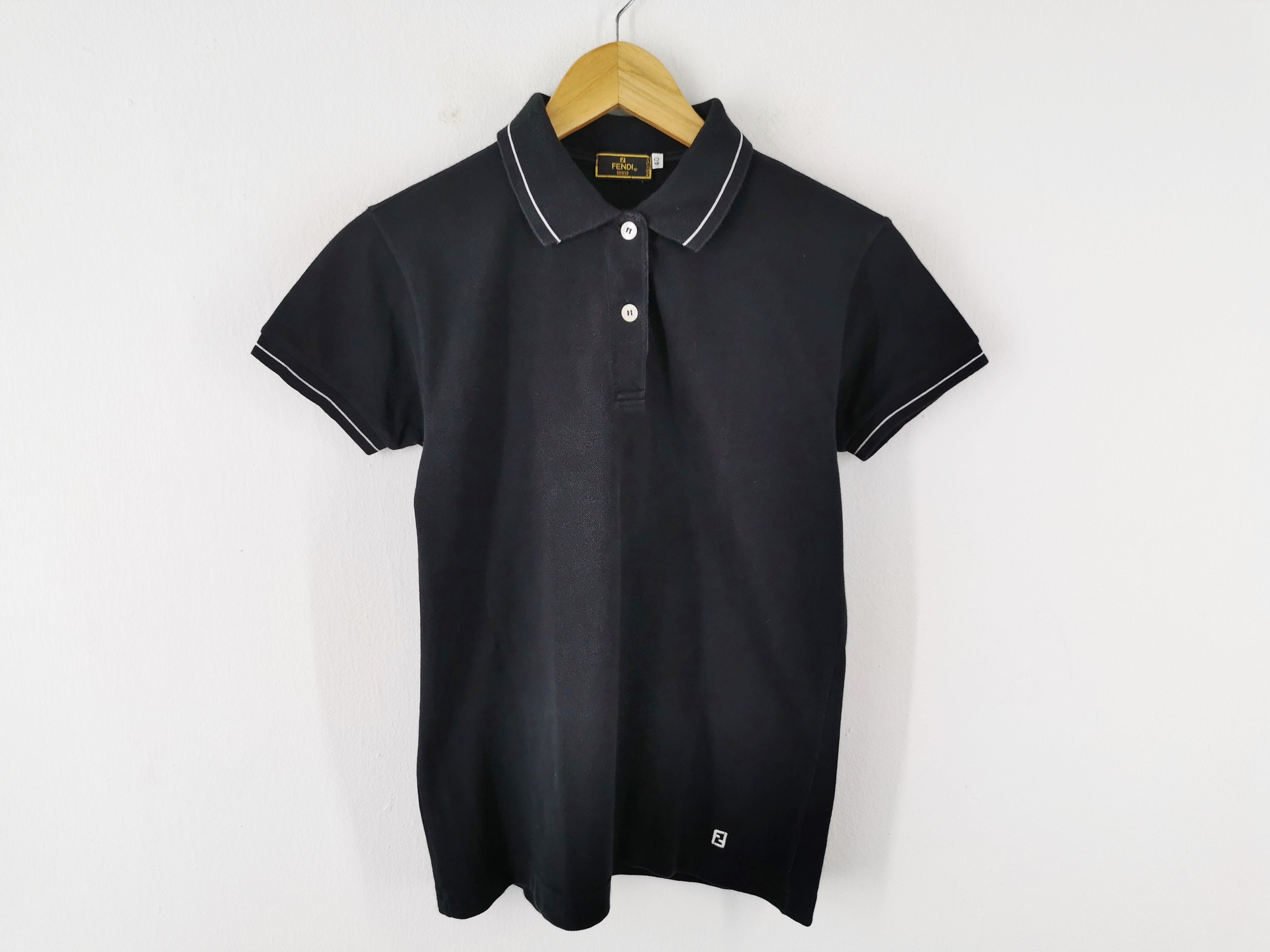 Fendi Polo Shirt Vintage Size 40 Fendi Polo Shirt Fendi Made in Italy Polo Shirt Size S Etsy New Zealand