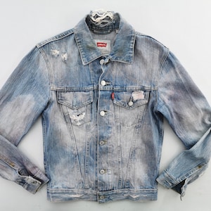 Levis Jacket Vintage Levis Denim Jacket Vintage Levis Vintage Trucker Denim Jacket Size S