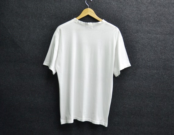Chemise Vintage DKNY Années 90 - Logo New York - Taille M/L - Gris - Coton - État Exceptionnel