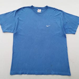 Nike Distressed Shirt Vintage 90&#39;s Nike Logo T Shirt Made In USA Size XL