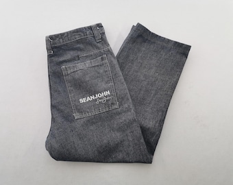 Vaqueros Sean John Vintage Sean John Blue Label Denim Jeans Hechos en EE. UU. Talla 32/31x34