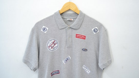 Ellesse Shirt Vintage Ellesse Polo 90s Ellesse Perugia Italia Polo Shirt Size M