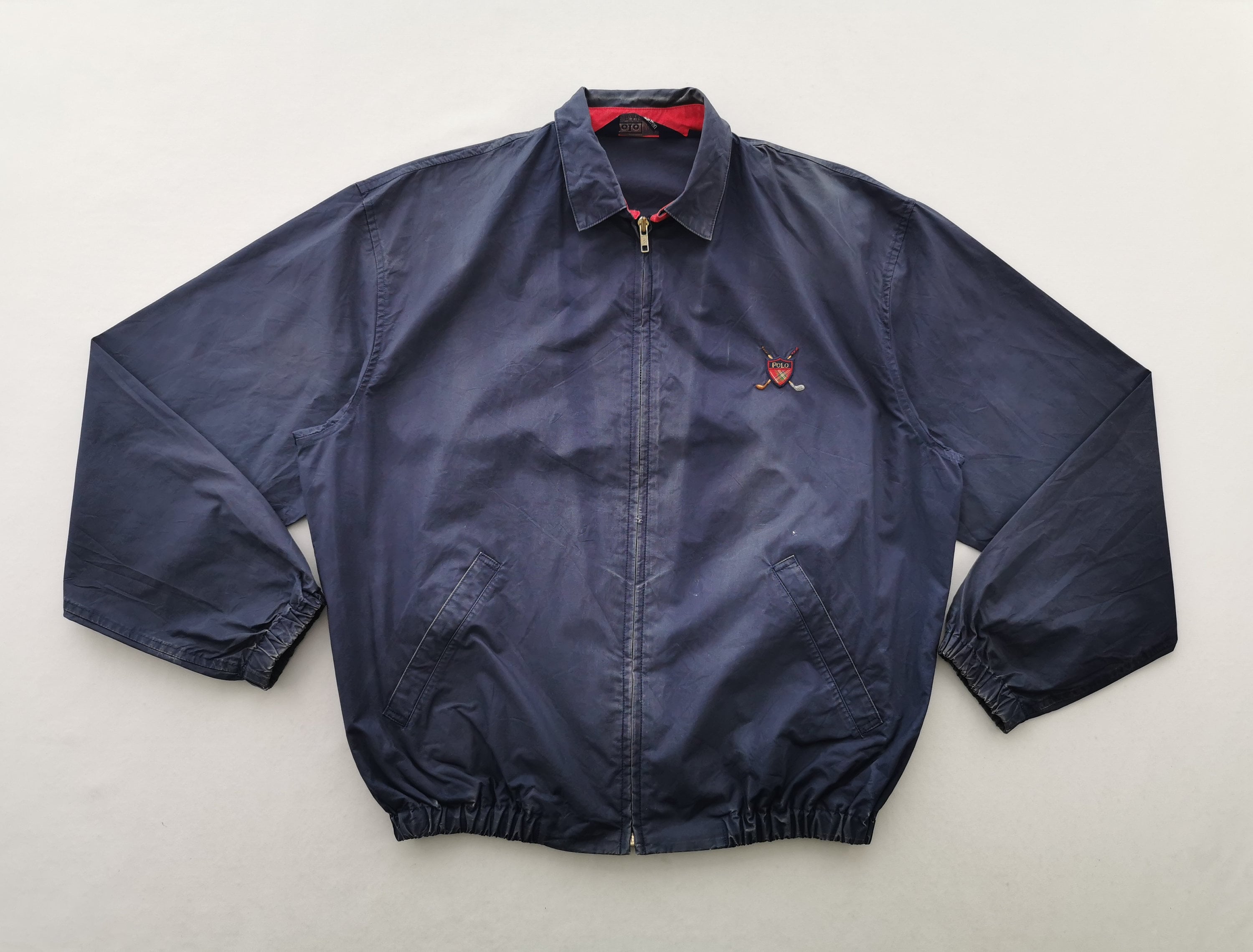 Polo Ralph Lauren Jacket Distressed Vintage 90s Polo Ralph Lauren
