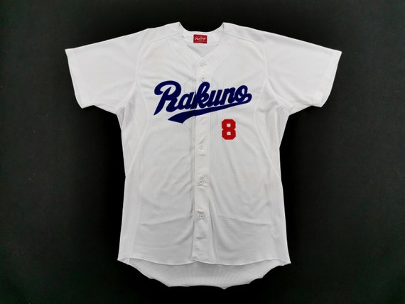 Rakuno Jersey Vintage Size 2XO Rakuno Baseball Jer