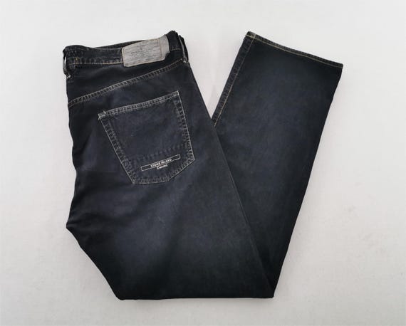 Stone Island, Stone Island Pants Vintage Stone Island Made In Italy Black Corduroy Pants Size 39