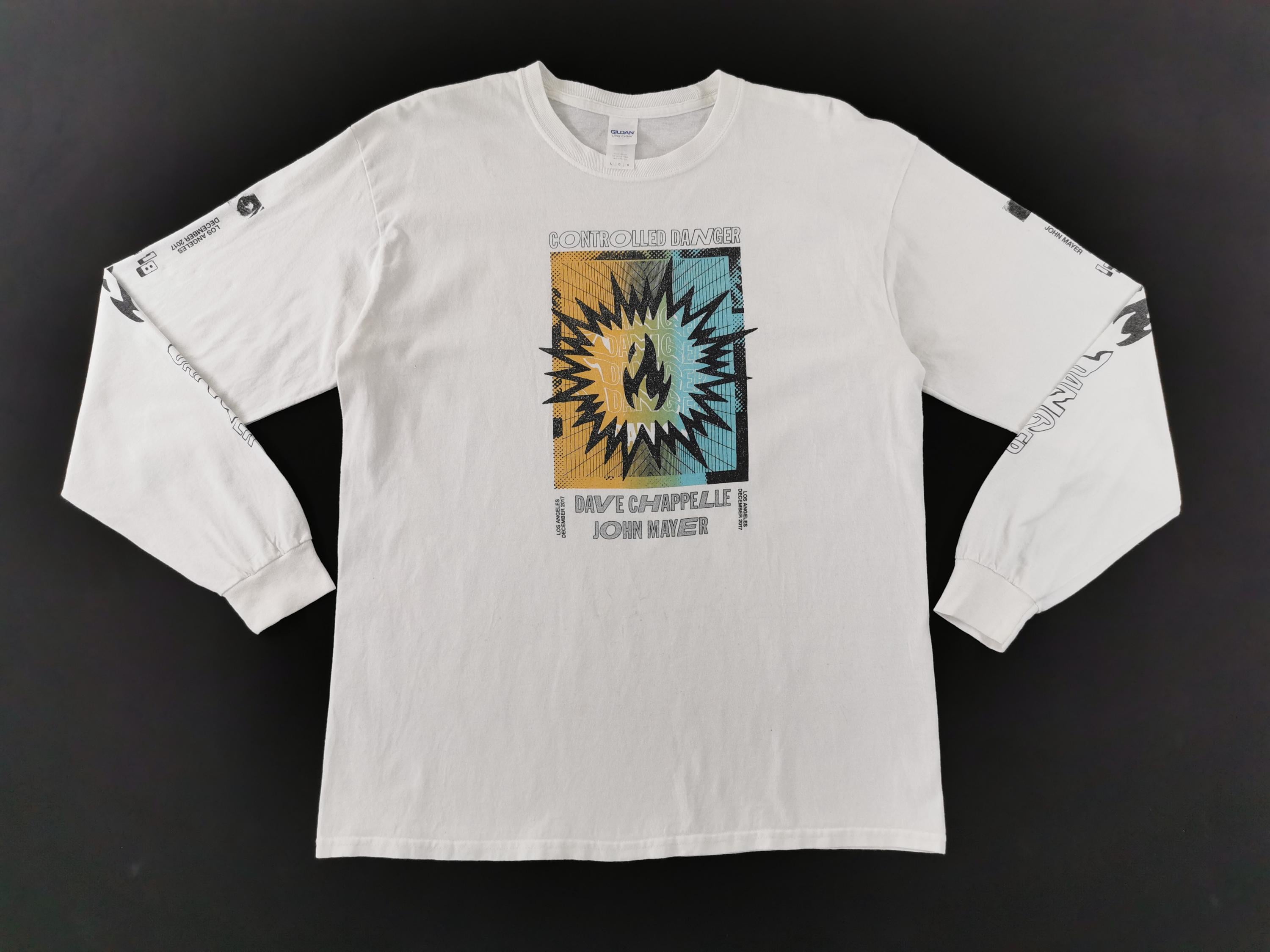 T-shirt Rétro Dave Chappelle 'Crack Funny Show' - Coton épais Unisexe - Neuf Avec étiquette