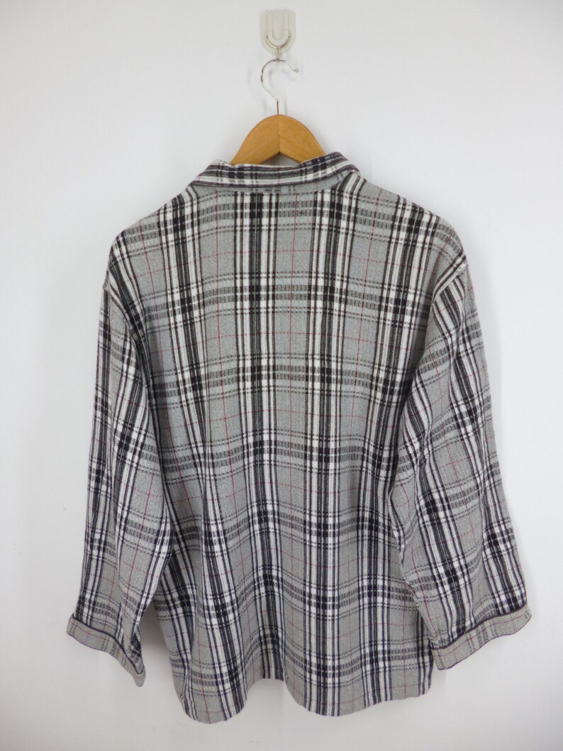 Kangol Pajama Vintage Kangol Shirt Vintage Kangol Sport Checkered Design Pyjama Shirt Size L image 4