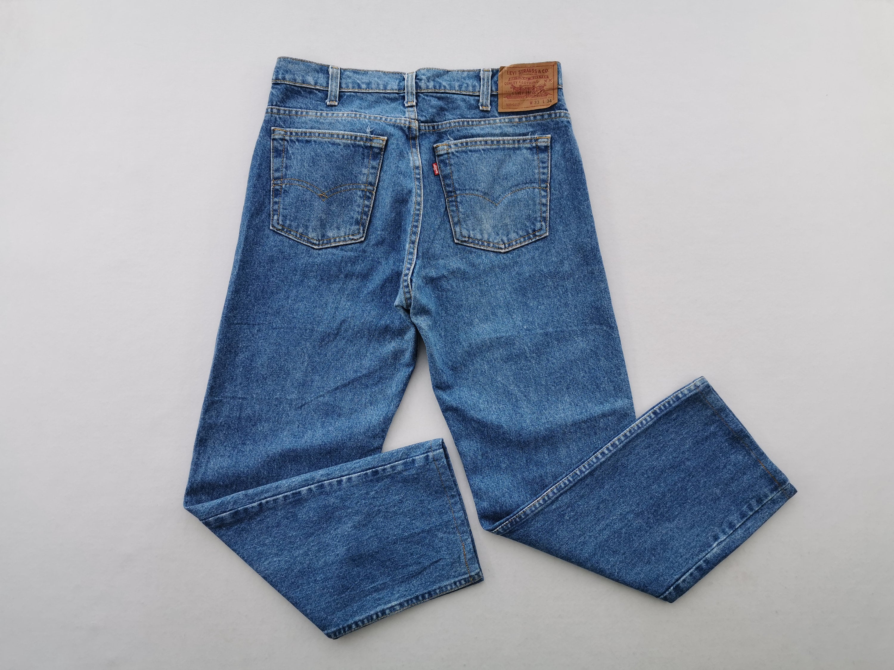 【LEVI'S 505-0217】W36 L34 vintage Levis Orange Tab 505 Sz W36 L34 USA made 1997 505