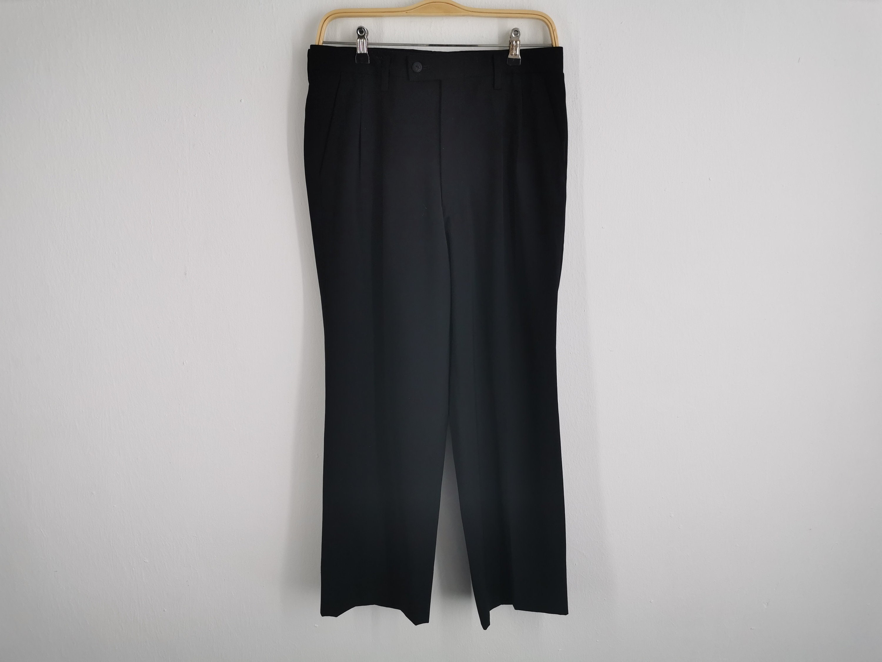 BALENCIAGA | BAGGY LOGO DRESS PANTS