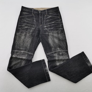 Marithe Francois Girbaud Distressed Jeans Vintage Marithe Francois Girbaud Doppelknie Denim Jeans Größe 33