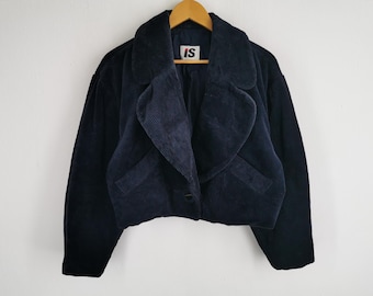Vintage 90's Issey Miyake Corduroy Coat Jacket Made In Japan Womens Size M