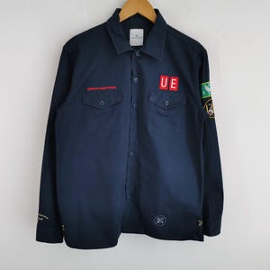 Sophnet Shirt Vintage Sophnet Uniform Experiment U.E. Navy Made In Japan Uniform Shirt Size M