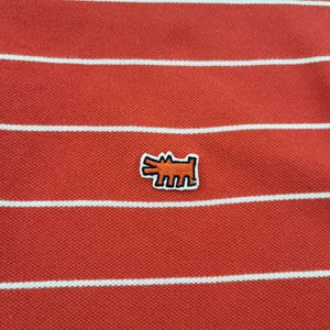 Camisa Keith Haring Camisa polo a rayas Keith Haring Pop Art Talla L imagen 5