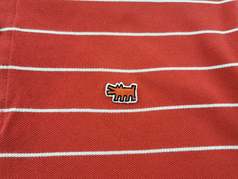 Camisa Keith Haring Camisa polo a rayas Keith Haring Pop Art Talla L imagen 5