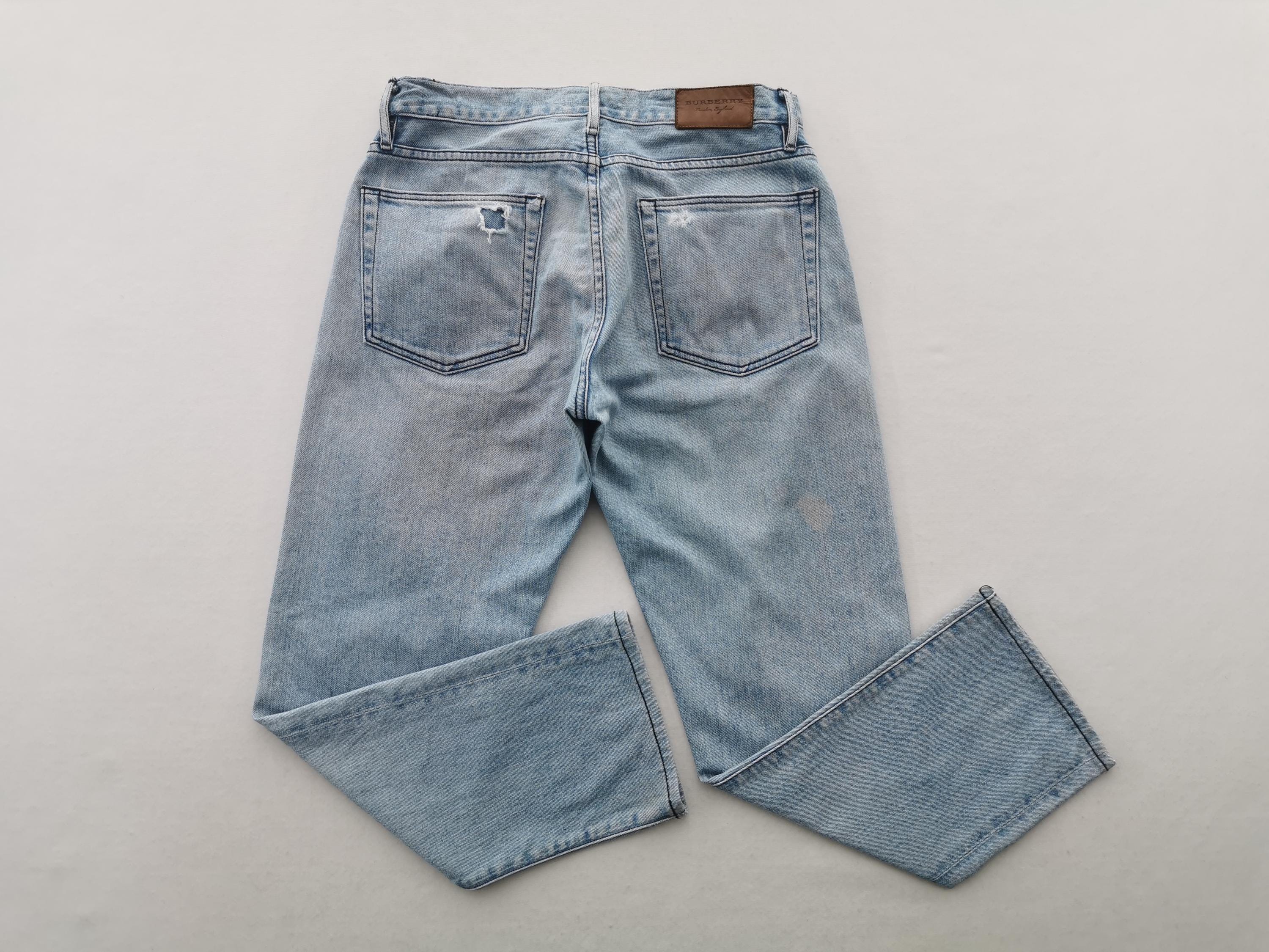 デニム・ジーパン Burberry Melange Denim Jeans Burberry Melange Blue Denim Jeans - Men – DE-X SOCIETY