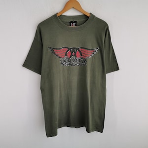 エアロスミス シャツ ヴィンテージ 90年代 エアロスミス ドラゴンの咆哮 Tシャツ アメリカ製 サイズM