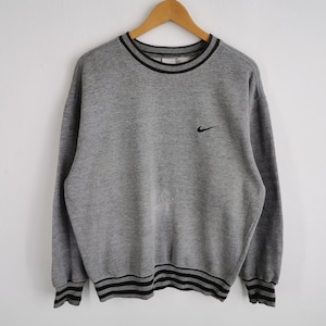 Nike Sweatshirt Vintage 90&#39;s Nike Swoosh Sweater Sweatshirt Size L