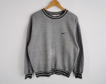 Nike sweater vintage jaren 90 Nike swoosh sweater sweater maat L