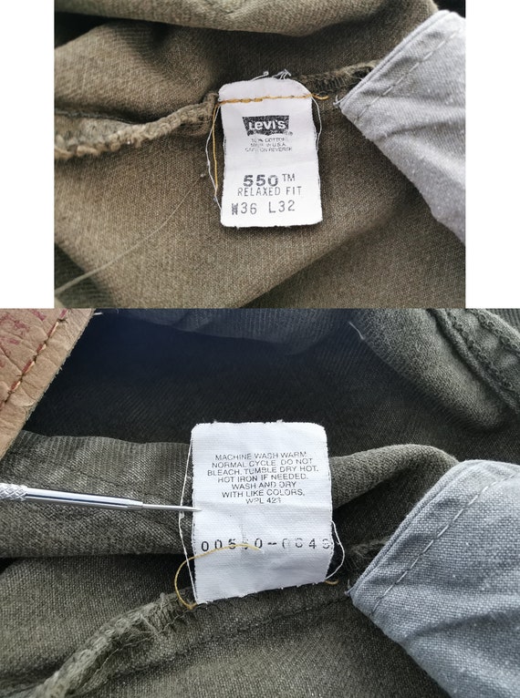 Levis 550 Jeans Distressed Vintage Size 36 Levis 550 Denim Pants Levis 550 Made In USA Color Denim Jeans Pants Size 35 36x30.5