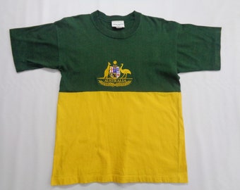 Australia Shirt Vintage Australia T Shirt Vintage Australia Embroidery Logo Made In Australia Tee T Shirt Size S