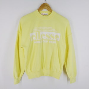 Sweat Ellesse vintage Ellesse pull vintage Ellesse Made In Japan Sweat-shirt Spell Out taille S