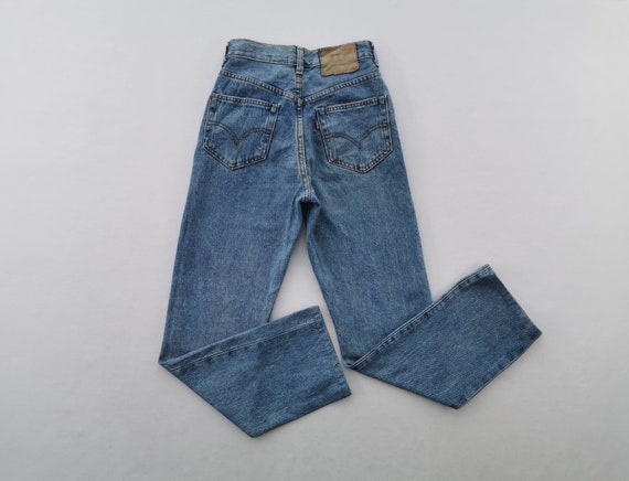 Distressed Vintage 90s Levis W701Z XX Made In Japan Big E Selvedge Denim Jeans Size 25/26x28