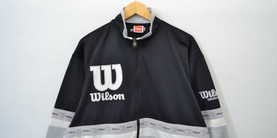 Wilson Jacket Vintage Wilson Track Jacket 90s Wilson Chicago USA