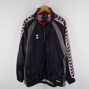 Hummel Jacket Hummel Windbreaker Hummel Taped Logo Windbreaker Jacket Size XL