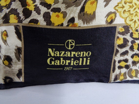 Nazareno Gabrielli Scarf Vintage Nazareno Gabriel… - image 4