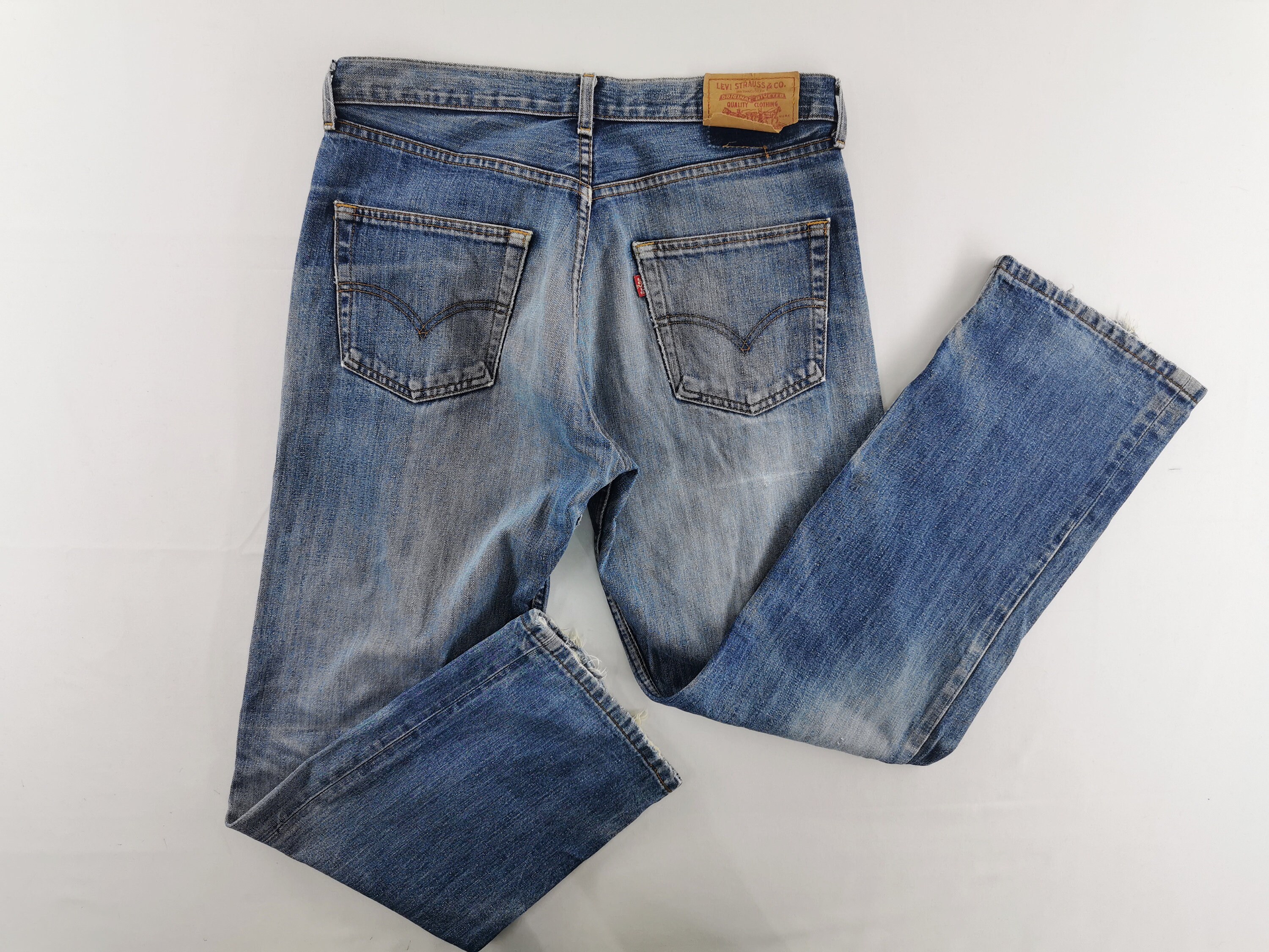 Levis 512 Jeans Distressed Vintage Size 33 Levis Denim Pants - Etsy