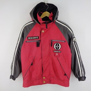 Descente Jacket Vintage Descente Windbreaker Vintage Descente Ogasaka Ski Color Block Winter Jacket Size L