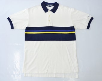 Ralph Lauren Shirt Vintage Polo Golf Ralph Lauren Polo Shirt 90er Polo Golf Ralph Lauren Gestreift Polo Ringer Shirt Gr. M