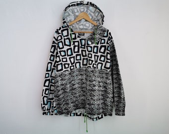 Biarritz By Arena Jacket Vintage Biarritz By Arena Pullover Jacket Biarritz By Arena Made In Japan Over Print Windbreaker Jacket Size L